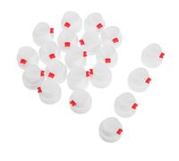 GRIRIW Boquillas para pintura en aerosol blanco PE 20PCS 4mm para spray cans con patrón de pulverización uniforme para reparaciones automotrices y mejoras en el hogar