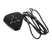 GRIRIW Botón Encendido Externo para PC con Cable de Extensión, Interruptor de Alimentación para Ordenador de Sobremesa, Plástico Negro, Adecuado para Oficina y Ktv