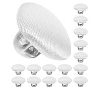 GRIRIW Botones Redondos Cubiertos de Tela en Color Claro Satinado 10 Mm 60 Piezas para Coser en Ropa, Pijamas y Trajes Pequeños, Accesorios de Costura para Mujer y Manualidades