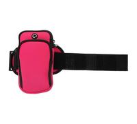 GRIRIW Brazalete para Teléfono Móvil para Correr Banda Elástica Resistente al Desgaste Soporte Ligero y Cómodo para Deporte y Fitness Bolsa de Almacenamiento para Brazo Color Rosa