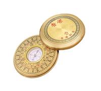 GRIRIW Brújula Portátil de Aleación para Camping Diseño Antiguo Chino con Tapa Brújula Feng Shui Decorativa y Funcional para Exteriores