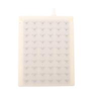 GRIRIW Cabezales de ducha de baño plástico 60 orificios efecto cascada tamaño 20x14 cm con fácil control de agua para ducha en baño