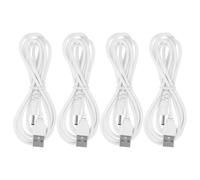 GRIRIW Cable de Alimentación USB a Dc 3.5 X 1.35 Mm de 1.5 Metros Carga Rápida y Material de Goma Ligero Paquete de 4 Unidades para Uso Industrial