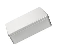 GRIRIW Caja De Hojalata Rectangular Tapa Para Galletas y Dulces 180x110x55 Mm Material Resistente Adecuado Para Regalos y Decoración De Fiestas 1 Pieza