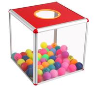 GRIRIW Caja Transparente de Aluminio para Recaudación de Fondos, Urna Cuadrada de 30 CM para Sorteos y Actividades Benéficas
