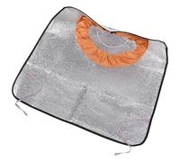GRIRIW Capa para Sombrero Cónico Capucha para Protección Solar Lluvia, Aluminio, Plata, 97x86x53cm, para Sombreros de Paja, Pesca y Senderismo