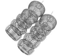 GRIRIW Cestas de Acero Inoxidable Diseño Resistente 10 para Fertilizante Granular Que No se Deforma ni Daña Plantas, Ideales para Jardines Exteriores y Plantas en Casa