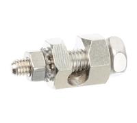 GRIRIW Clip de Conexión a Tierra Solar para Cable 2.5/4/6/10 Mm² y 14/12/10/8/6 Awg Clips de Terminal de Tierra, Cobre Estañado, Plata Paneles Solares, Industrial y Hogar