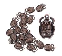 GRIRIW Colgantes de Escarabajo Egipcio para Hacer Joyas 20 de Aleación Acabado Fino Accesorios y Elegantes para Pulseras y Cadenas de Suéter