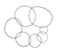 GRIRIW Correa de Goma Cuadrada para Grabadora y Reproductores de Casete, Cinta de Reparación 1 Mm X 4-13 Cm (50 Unidades), Compatible DVD y Pletinas de Casete, Uso en Sistemas Estéreo