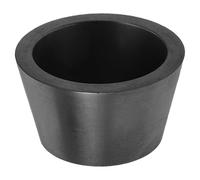 GRIRIW Crisol de Grafito Negro para Hornos de Vacío Resistencia Química y Alta Estabilidad Térmica para Fundiciones y Procesos de Alta Temperatura de Metales y Plata