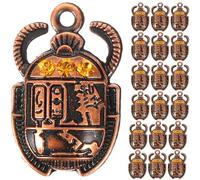GRIRIW de Amuletos de Escarabajo de Aleación Colgantes Únicos 20 Piezas para Fabricación de Joyas DIY para Adornos Colgantes y Cadenas de Cintura