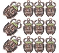 GRIRIW de Colgantes de Escarabajo Egipcio Colgantes Únicos y Confiables de Aleación 20 Piezas para Fabricación de Joyas DIY para Collar y Pendientes
