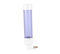 GRIRIW Dispensador Automático De Agua para Aves Bebedero Pin De Golpe Gran Capacidad Sin Goteo Fácil De Limpiar Compatible La Mayoría De Jaulas Azul Grande