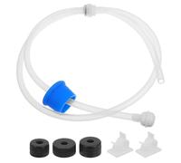 GRIRIW Dispensador de jabón Cocina con Manguera Extensible Debajo del Fregadero, Tubo alargador de Silicona y ABS, Kit Compatible con dispensador de líquido lavavajillas para Limpieza de