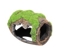 GRIRIW Escondite Decorativo para Acuarios Refugio De Cavernas para Peces y Camarones Adorno De Acuario con Musgo para Crear Espacios De Ocultamiento Peceras Pequeñas y Medianas