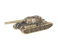 GRIRIW Escultura De Bronce Retro Modelo para Decoración del Hogar Tanque del Ejército Simulación Coleccionable Decoración para El Hogar Y La Oficina Tanque De Cobre Antiguo Estatua