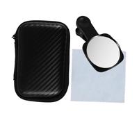 GRIRIW Espejo Retrovisor Reflectante Abrazadera para Cámara Trasera, Accesorios para Smartphones, Abs y Vidrio, Compacto y Ligero, Portátil para Fotografía Móvil, Color Negro Elegante,