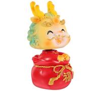 GRIRIW Figurita Dragón Chino Decoración Escritorio Resina Duradera Diseño Tradicional Moderno Micro Paisaje Adornos para Hogar Oficina