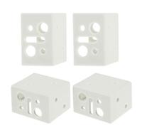 GRIRIW Fijador para Persianas de Dos Extremos 25 Mm, 4 Piezas de Accesorios Resistentes para Instalación de Persianas, Piezas Fijas Prácticas para Estores de Ventana en Hogar y Cocina