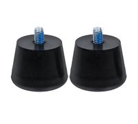 GRIRIW Frenos para Patines de Ruedas PU Resistentes y Duraderos Tope de Goma para Patinaje Profesional Incluye Tornillos y Destornillador Compatible con Patines Dobles y Quadruples