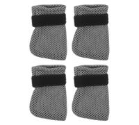 GRIRIW Fundas Antiarañazos para Patas de Gato y Perro XL Ajustables, Botines Transpirables Suela Antideslizante, Protectores para Aseo y Uso Interior, Cubiertas para Patas Mascotas