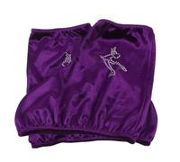 GRIRIW Fundas para Botas de Patines de Hielo, Cubiertas Resistentes al Desgaste en Color Morado, Protector para Patinaje Profesional y Recreativo