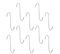 GRIRIW Ganchos de Carnicero 10 Piezas de Acero Inoxidable en Forma de S