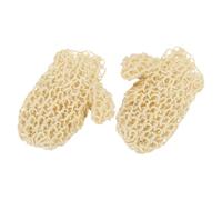 GRIRIW Guantes Exfoliantes de Sisal para Baño Corporal, Manopla Ligera y Reutilizable para Limpieza Profunda en Uso Doméstico, 1 Par
