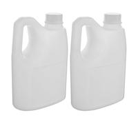 GRIRIW Jarra de Plástico Reutilizable para Bebidas con Asa y Tapa Capacidad 2L Juego de 2 Unidades Recipiente Hermético para Jugos y Batidos Adecuado para Picnic y Viajes