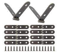 GRIRIW Juego de Bisagras Accesorio Versátil y Estético Pequeñas de Hierro Dorado Estilo Vintage para Proyectos de Manualidades y Cajas de Madera para Bricolaje