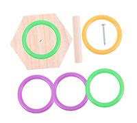 GRIRIW Juguete Educativo para Loro Interactivo De Madera Hexagonal, Entrenamiento De Inteligencia, Mejora Mental, Juego Diario para Aves Mascotas