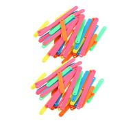 GRIRIW Kit de Geometría 100 Palitos Geométricos de Plástico Resistente 5 Medidas 4Cm 5Cm 6Cm 8Cm 9Cm para Aprender Formas Ángulos y Relaciones Triangulares Adecuado para