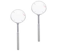 GRIRIW Lentes Cilíndricas Portátiles 50 Grados 2 Piezas, Herramientas Multifunción de Optometría, Accesorio Óptico Profesional para Suministro de Gafas y Pruebas en Óptica