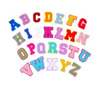 GRIRIW Letras para Planchar en Tela 26 Parches Bordados Termoadhesivos 7 CM para Ropa, Bolsos y Chaquetas Diseño Flexible para Uso Artesanal