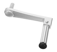 GRIRIW Manivela manual para percha de ropa con mango universal compatible con tendedero y balcón, dimensiones 4.52X2.95X1.18 pulgadas en color plata Color Aleatorio