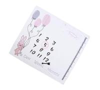 GRIRIW Manta 100x100 Cm para Fotografía de Bebés Recién Nacidos 3 Piezas Suave y Cálida para Sesiones de Fotos y Ambientación