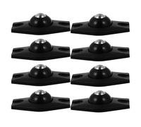 GRIRIW Miniruedas Autoadhesivas para Muebles, 8 Piezas, Rodillo de Rotación Suave, Giratorias 360 Grados, sin Taladro, Accesorio Adhesivo para Gabinetes y Electrodomésticos, Movilidad