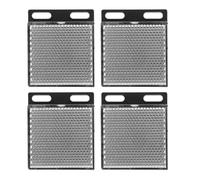 GRIRIW Panel Reflector de Espejo 4 Piezas para Sensor Fotoeléctrico, Accesorio Reflectante de Seguridad Vial Alta Reflectividad y Reducción de Deslumbramiento, Compatible Dispositivos