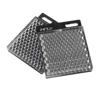 GRIRIW Paneles Retrorreflectantes Cuadrados Diseño Ligero y Resistente al Clima para Sensor Fotoeléctrico, 2 Piezas para Equipo de Seguridad y Diseño Paisajístico