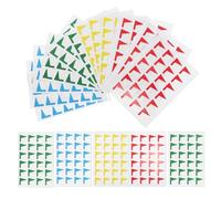 GRIRIW Pegatinas de Banderas Adhesivas Autoadhesivas 288 Unidades Mezcla de Colores para Mapas, Planificadores y Material Escolar, Etiquetas Decorativas Organización de Color Aleatorio