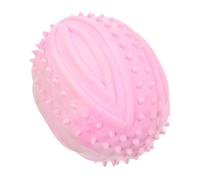 GRIRIW Pelota para Perros de Goma Flotante Juguete Masticable Seguro para Cachorros y Mascotas Bola Interactiva Rosa Resistente para Acuático y Limpieza Dental