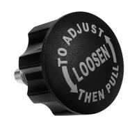 GRIRIW Perilla de Bicicleta Estática Pasador Giratorio en Forma de Bola, Material Abs Negro, Instalación Rápida y Rendimiento Confiable para Equipo de Fitness