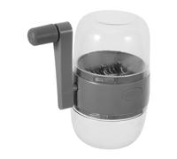 GRIRIW Picadora Manual De Frutos Secos y Ajos Manivela Compacta, Acero Inoxidable, Multiuso Para Cocina y Picnic, Molinillo Portátil Para Nueces, Jengibre y Semillas, 1 Unidad Gris