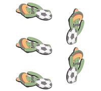 GRIRIW Pines de Aleación Decoración Versátil Set de 5 en Forma de Cactus Verde para Mochilas y Sombreros para Fiesta Deportiva de Fútbol