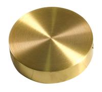 GRIRIW Pisapapeles de Latón Macizo Redondo de 5 CM Accesorio para Caligrafía China Peso de Papel Metálico para Oficina y Decoración del Hogar