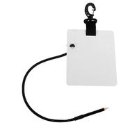 GRIRIW Pizarra para Escribir Agua Ligera de Plástico con Clip, Tablero de Escritura Subacuática para Buceo, Herramienta Práctica para Comunicación y Notas en Actividades Acuáticas