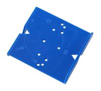 GRIRIW Plantillas de fresadora para carpintería, herramienta de posicionamiento de taladro, bisagras ocultas de 35 mm y 40 mm, control de posición y centrado para puertas de armario
