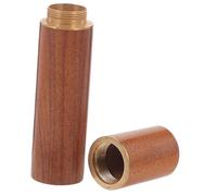 GRIRIW Portacerillas para Cerillas Vintage de Madera Contenedor Compacto Tapa que Mantiene Seco, Adecuado para Aventuras al Aire Libre y Actividades de Supervivencia