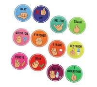 GRIRIW Pósters de Coloridas para Aula de Comunicación No Verbal para Decoración para Tableros de Anuncios de Infantes y Escuelas Diseño Educativo y para Estudiantes